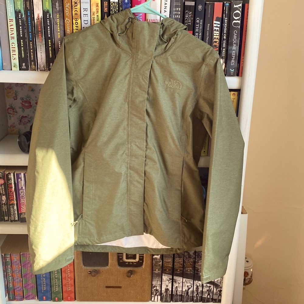 Mossy green waterproof raincoat